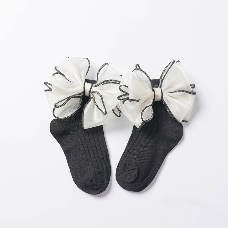 Bowknot Thin Children Socks-visikids