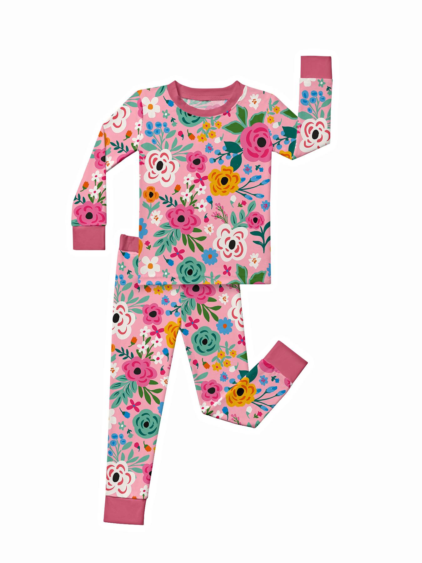 Kid Floral Bamboo Set ( 2-6Y )