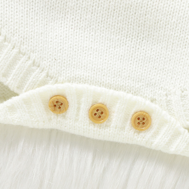 Newborn Elk Knitting Romper