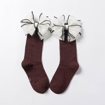 Bowknot Thin Children Socks-visikids