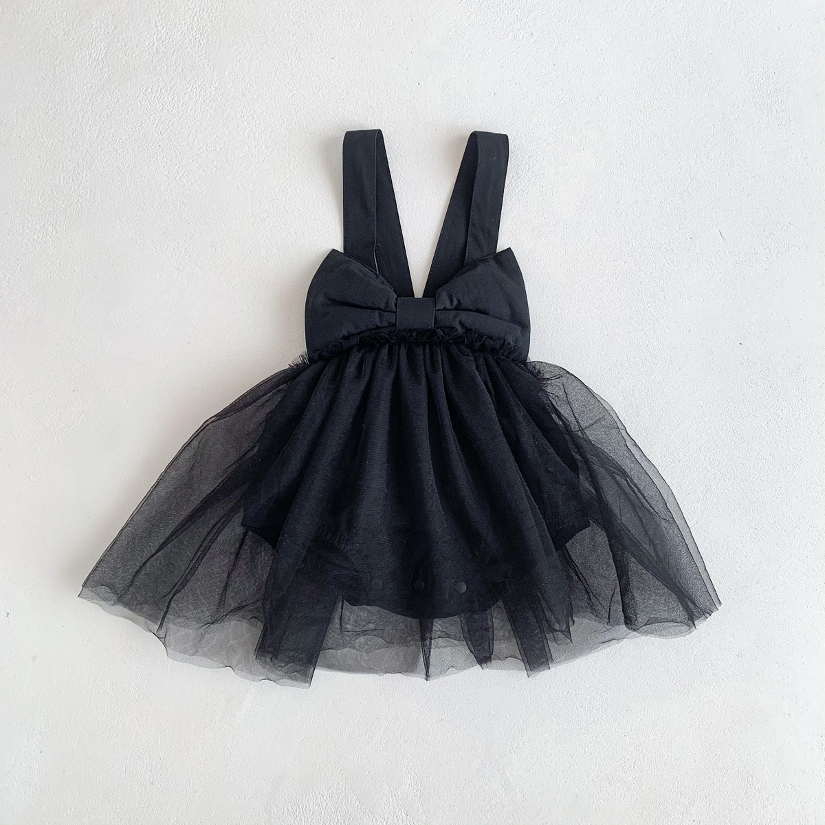 Baby Girl Bowknot Gauze Romper