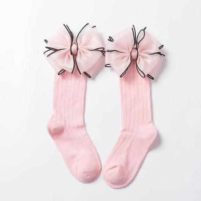 Bowknot Thin Children Socks-visikids