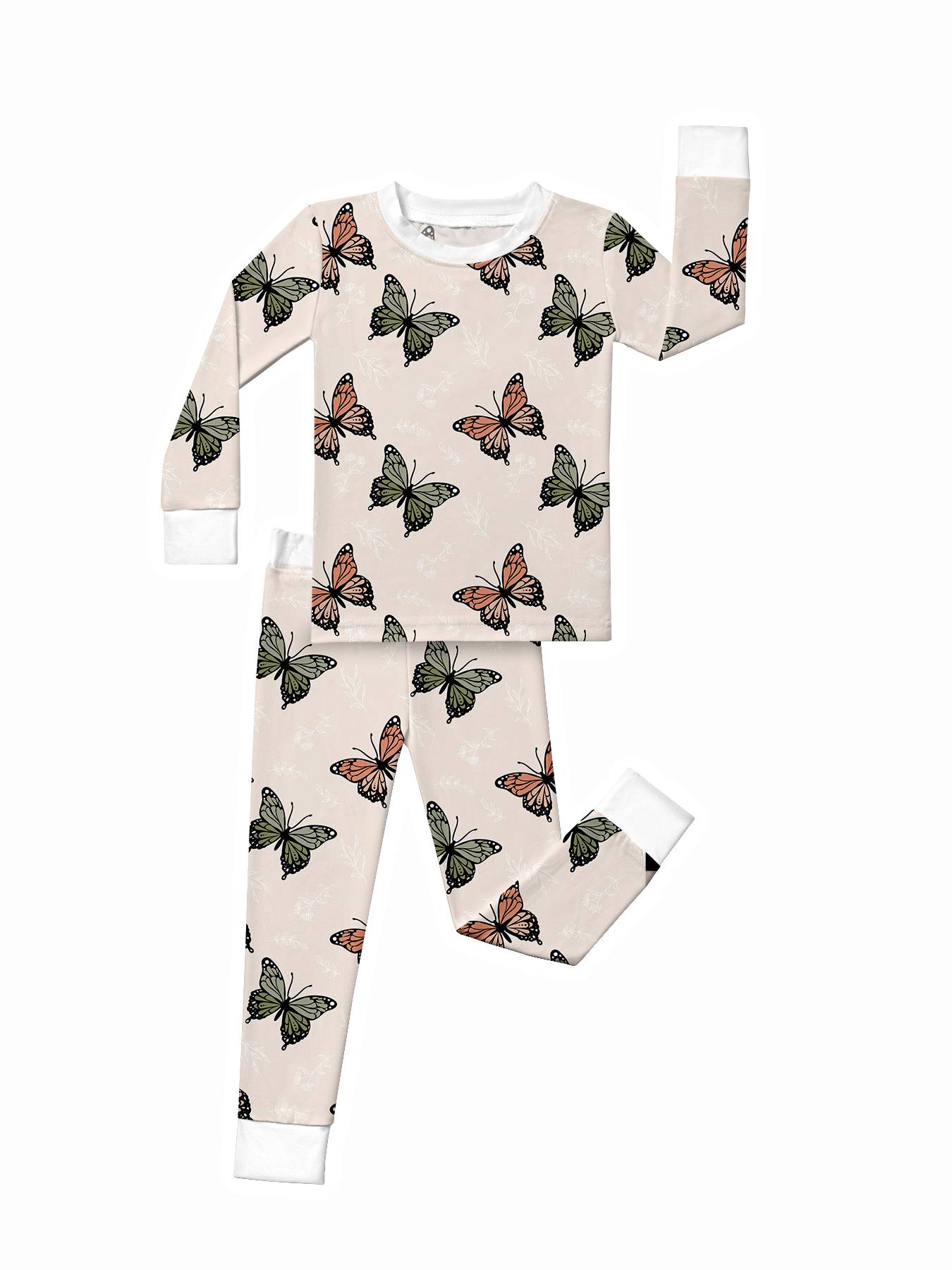 Kid Butterfly Bamboo Set ( 2-6Y )
