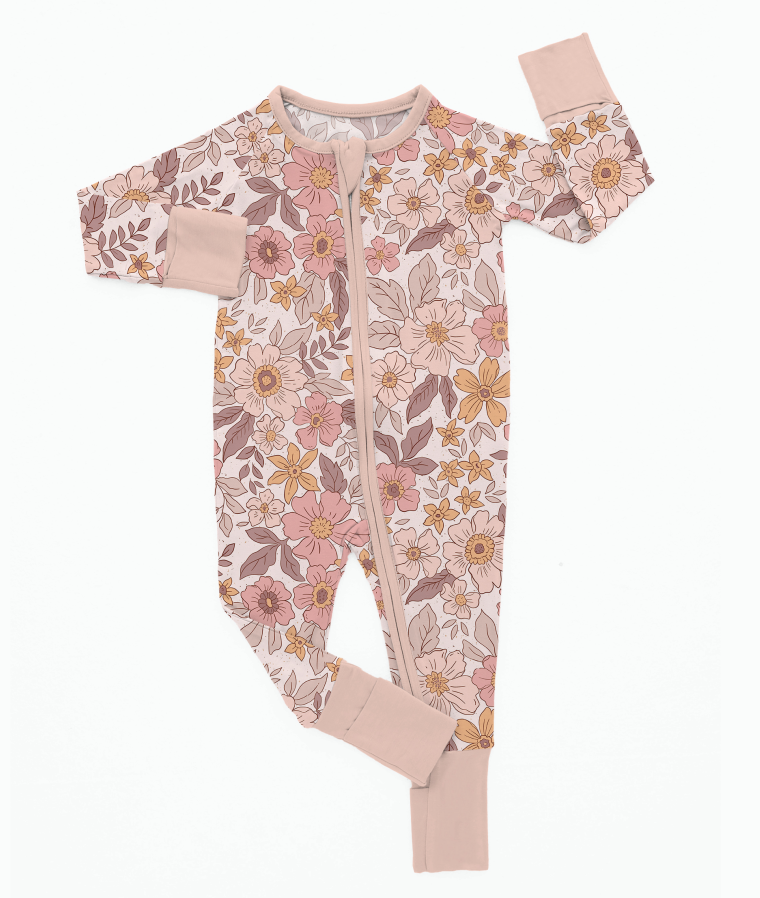 Newborn Flower Bamboo Sleeper