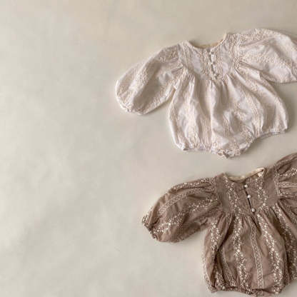 Baby Cotton Linen Rompers