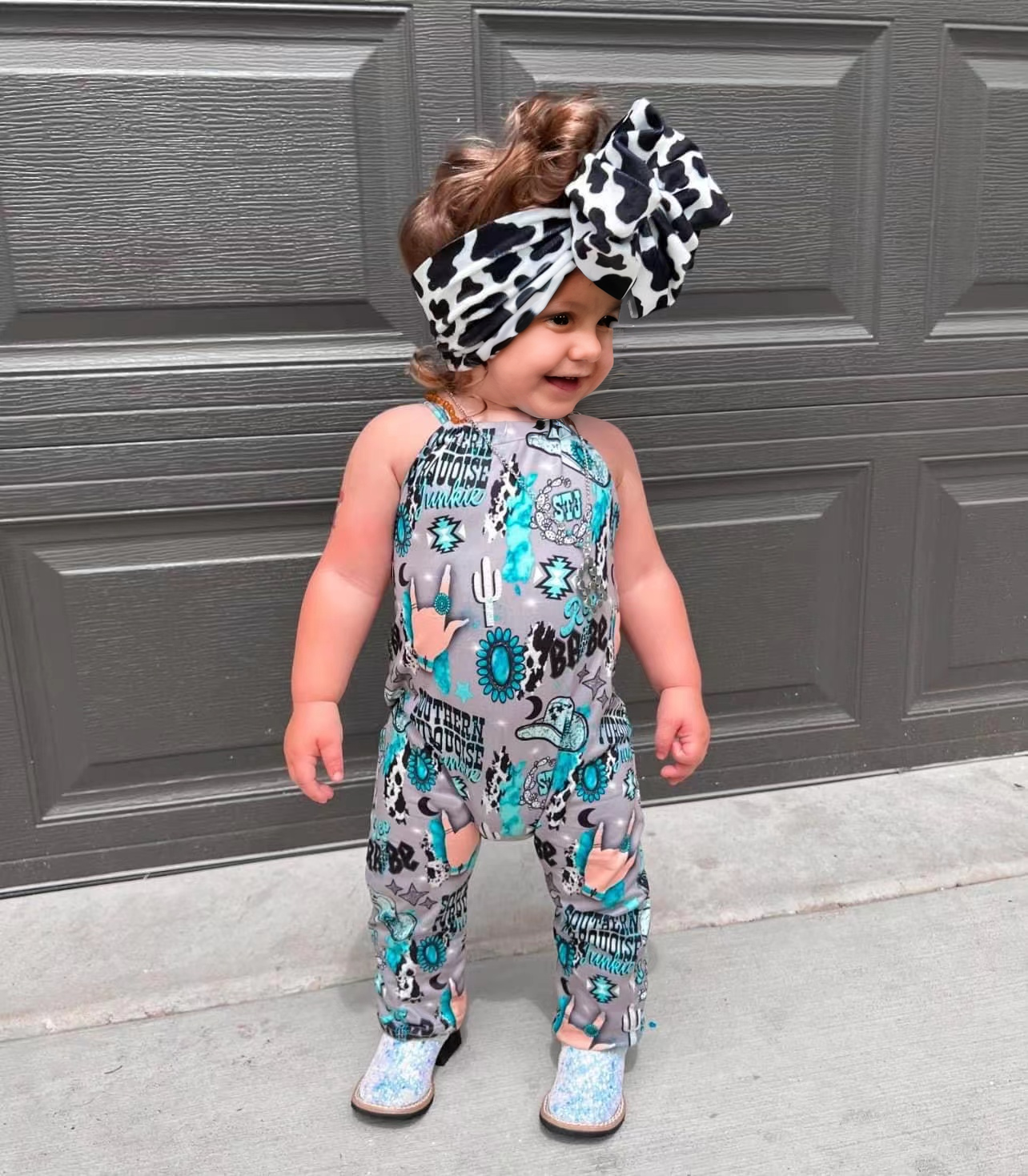 Baby Girl Cowboy Jumpsuit