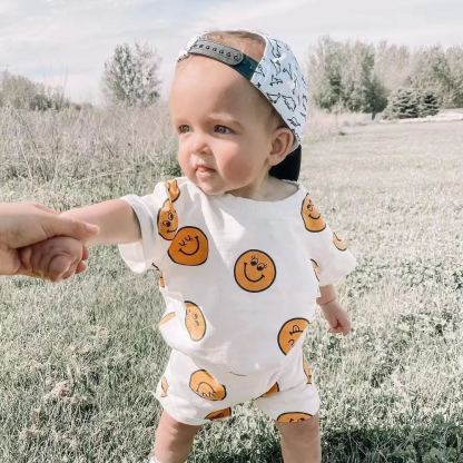 2-piece Smile Print Suit