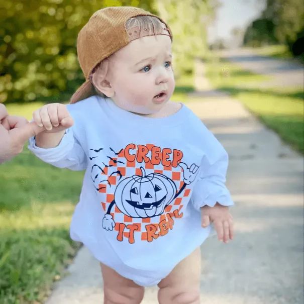 Baby Halloween Print Rompers