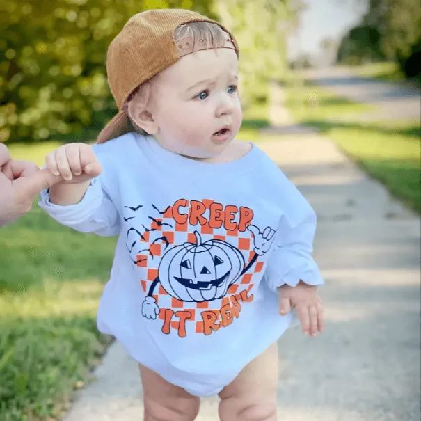 Baby Halloween Print Rompers