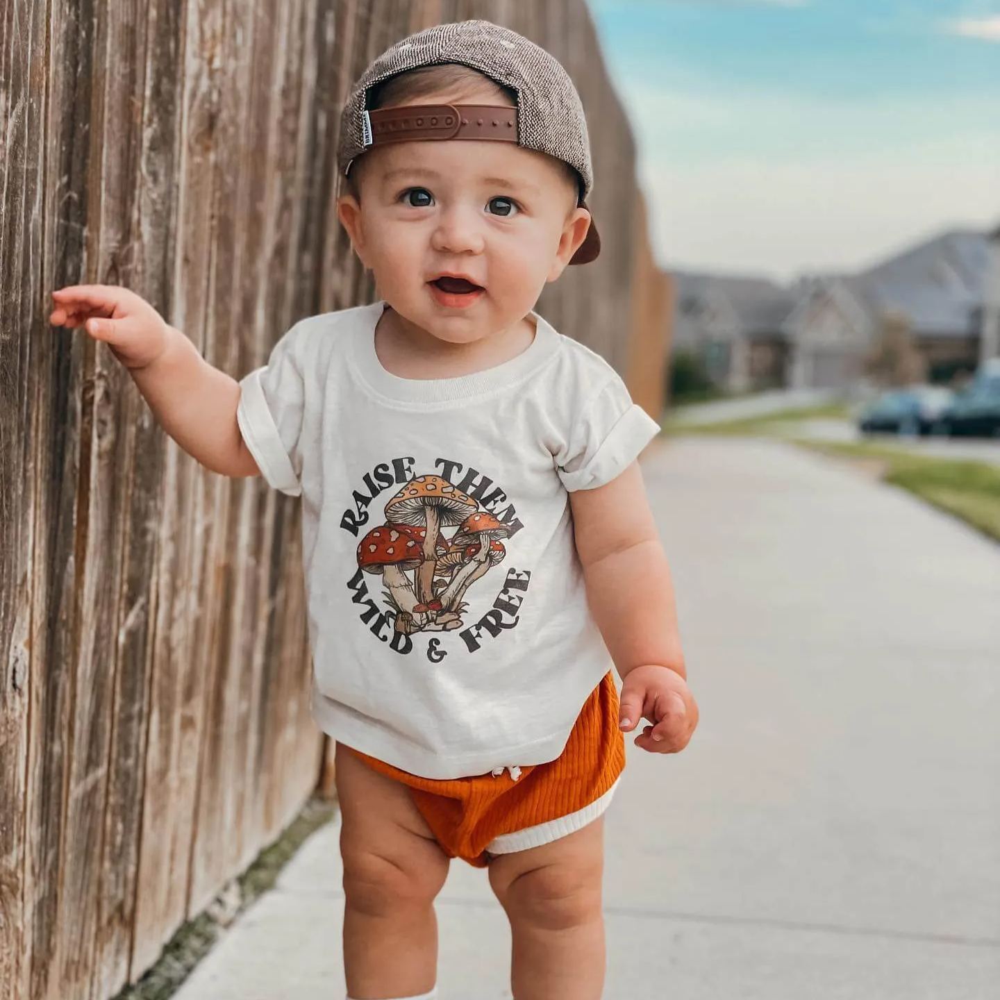 Baby Boy Checkered Overalls