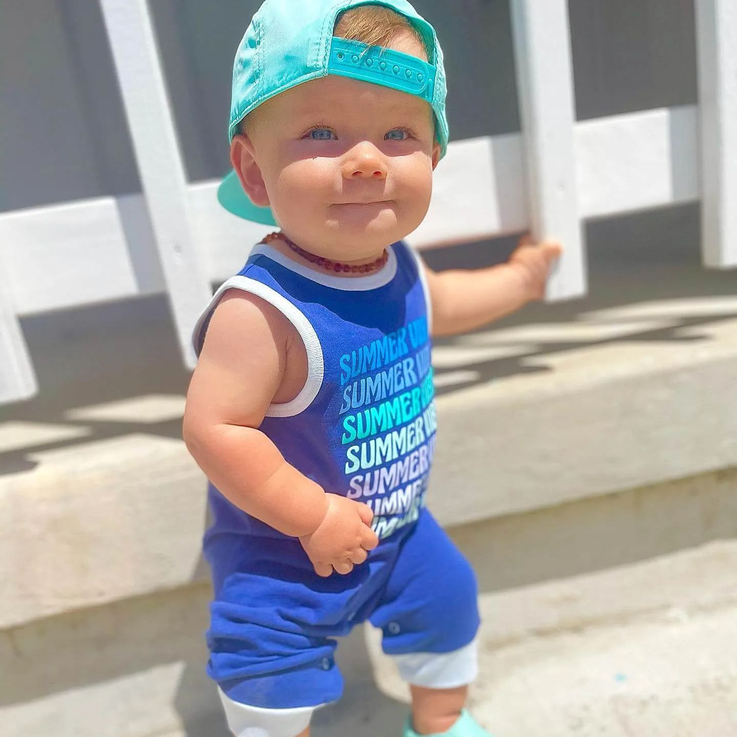 Baby Boy Summer Romper