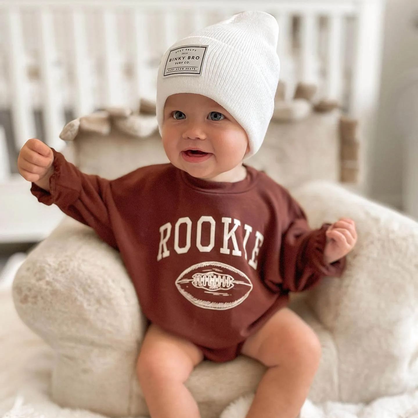 Baby Football Rookie Romper