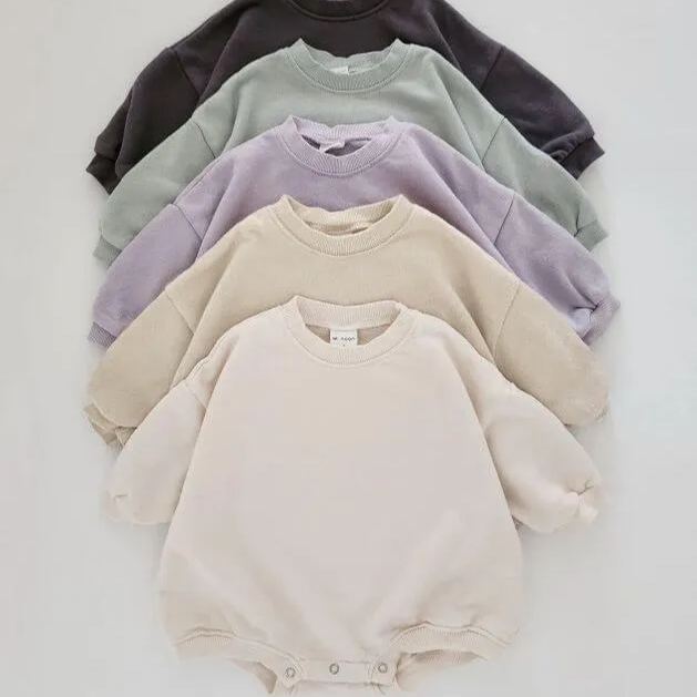 Baby Solid Cotton Romper