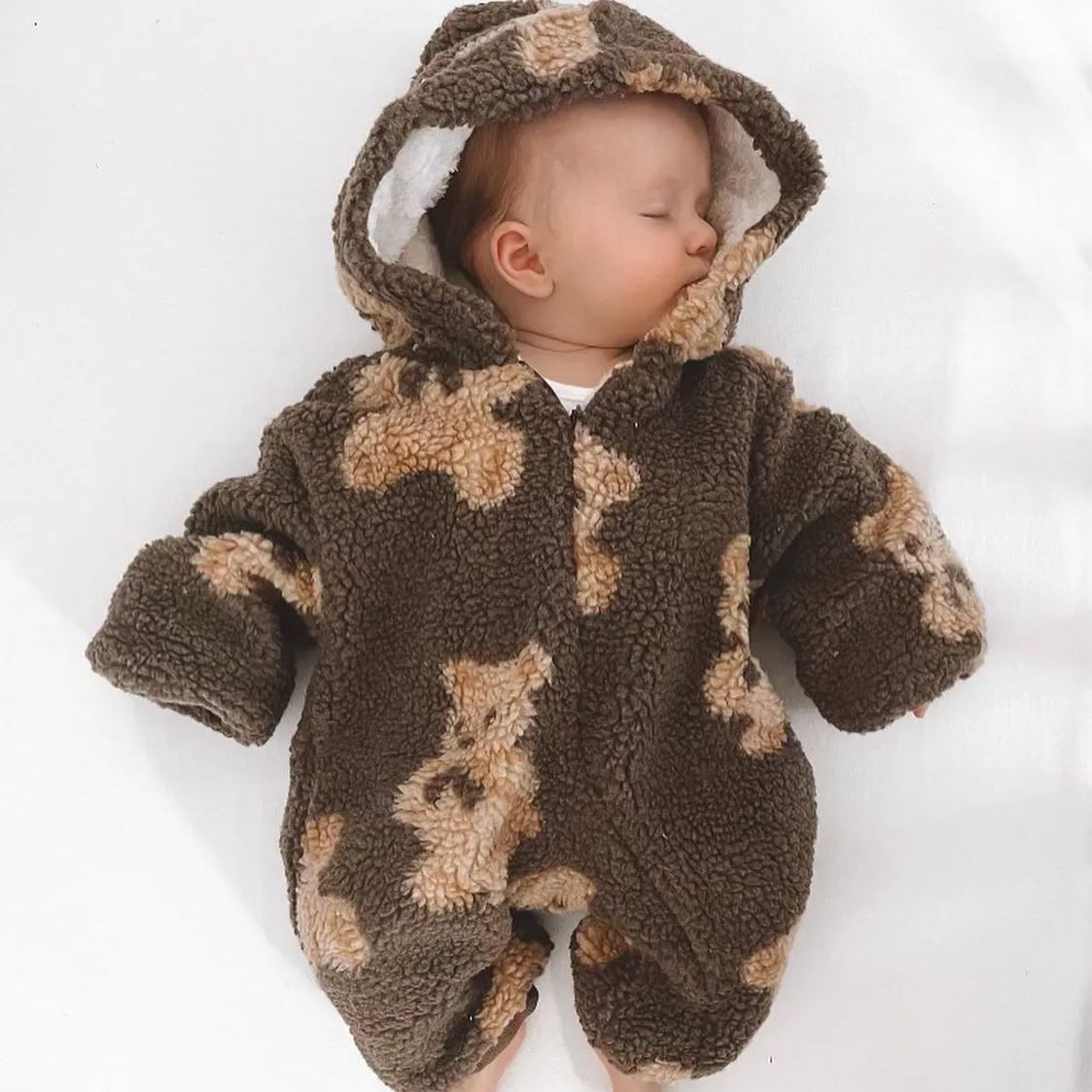 Baby Neutral Bear Jumpsuit