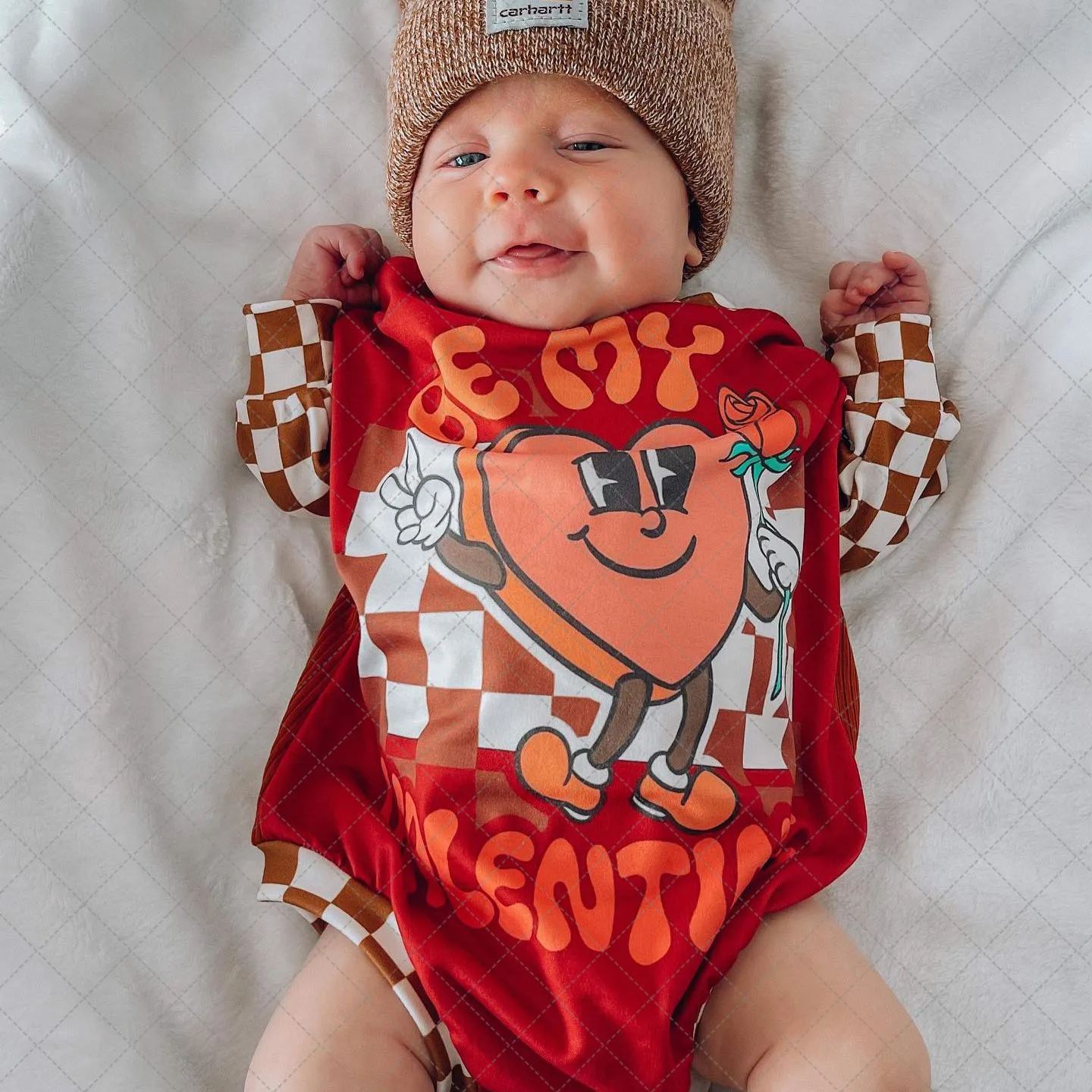 Baby Be My Valentine Romper