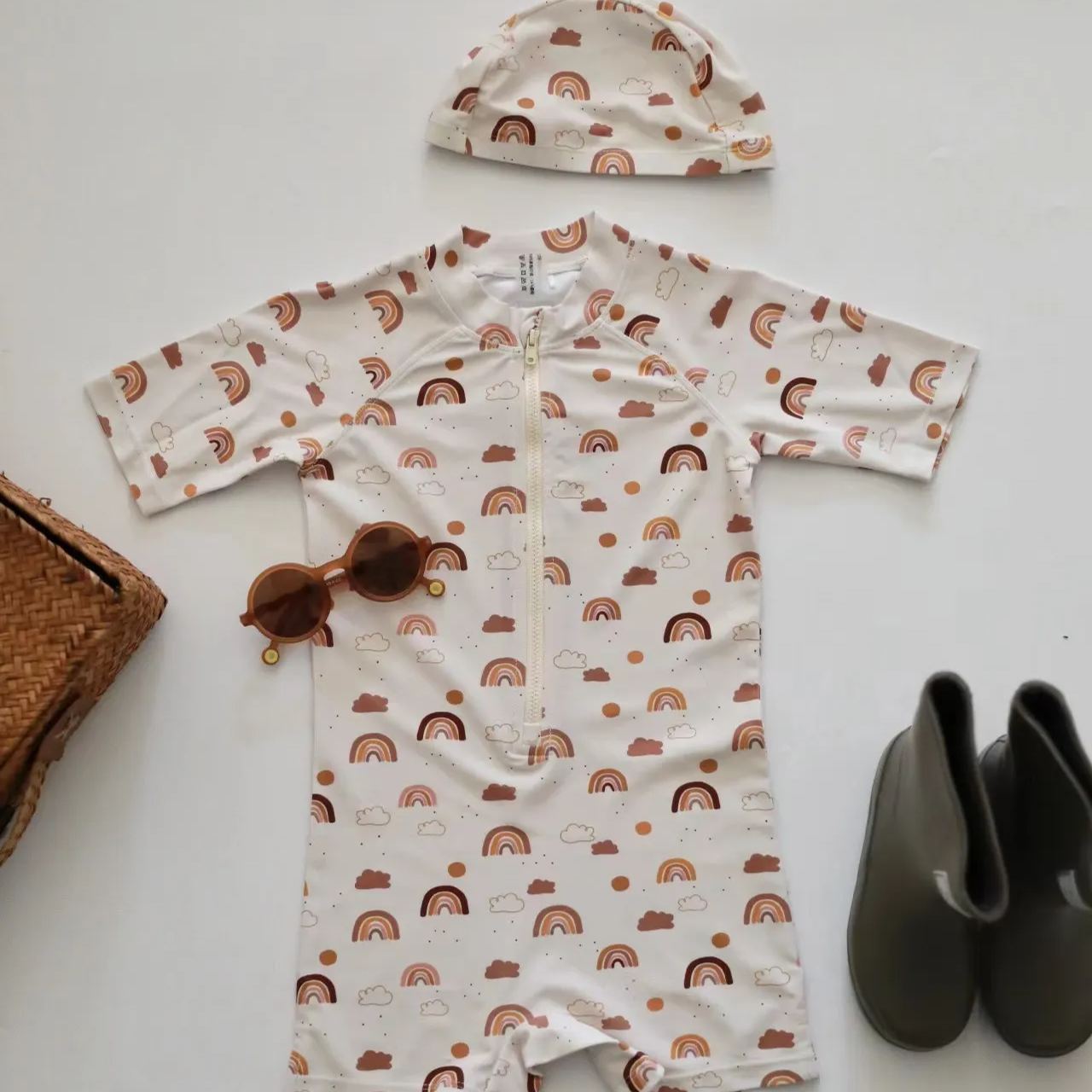 [Copy]Toddler Stripe Swimsuit