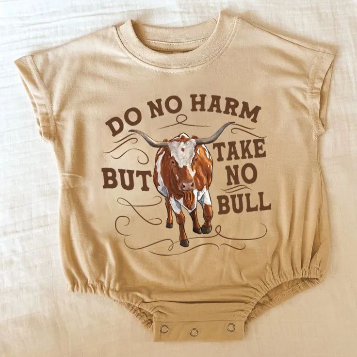 Baby Do No Harm But Take No Romper