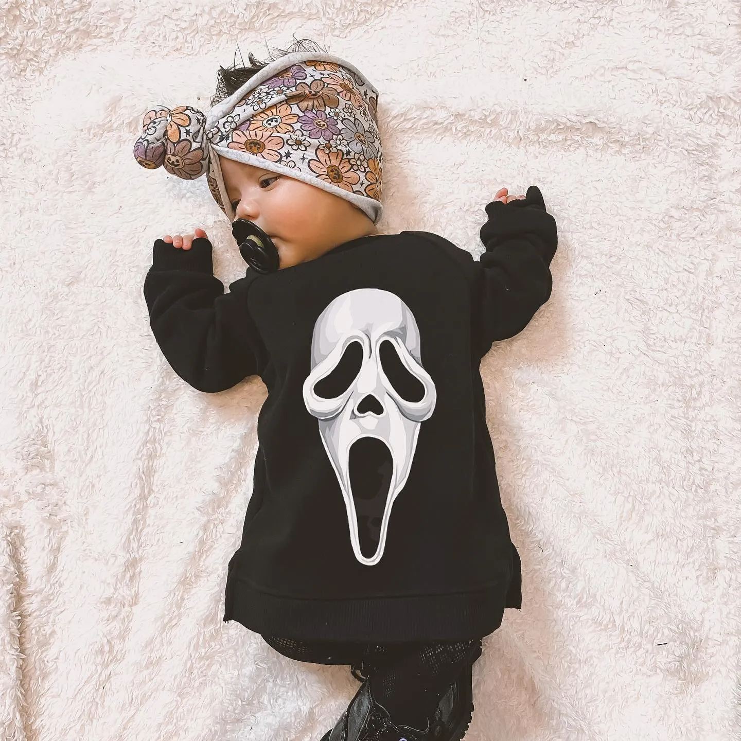 Baby Halloween Ghostface Sweatshirt
