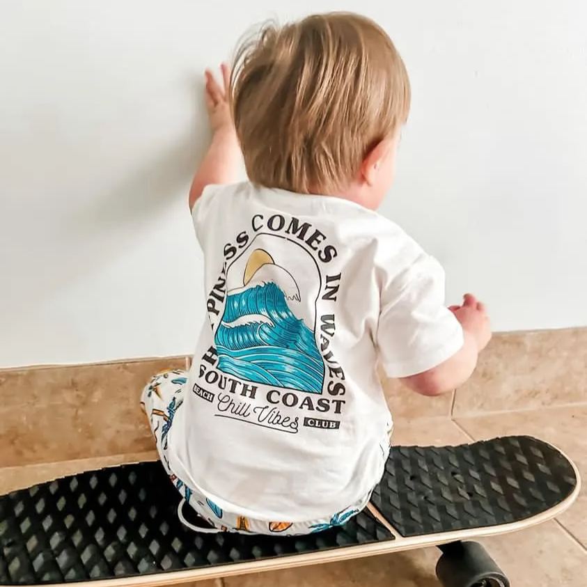 Baby Happiness Comes in Wave Set