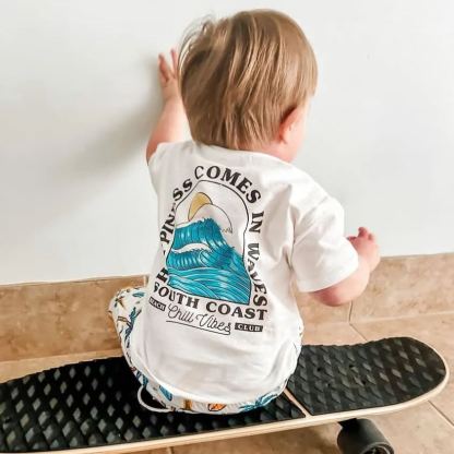 Baby Happiness Comes in Wave Set