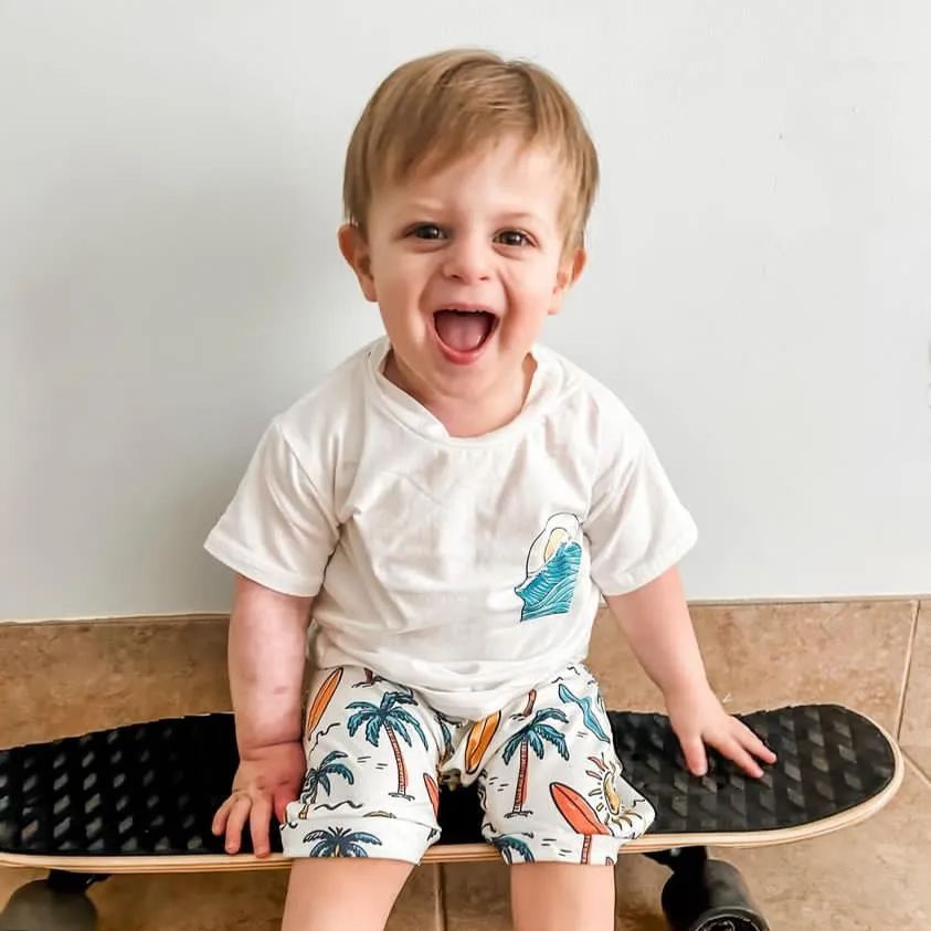 Baby Happiness Comes in Wave Set