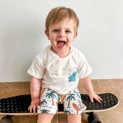 Baby Happiness Comes in Wave Set