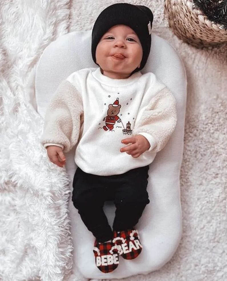 Baby Christmas Bear Top
