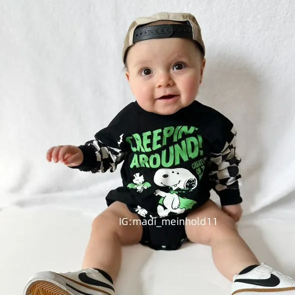 Baby Halloween Bubble Romper