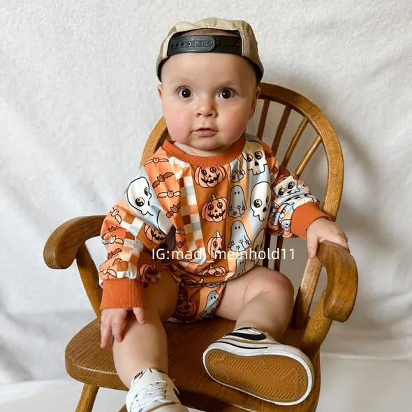 Baby Halloween Bubble Romper