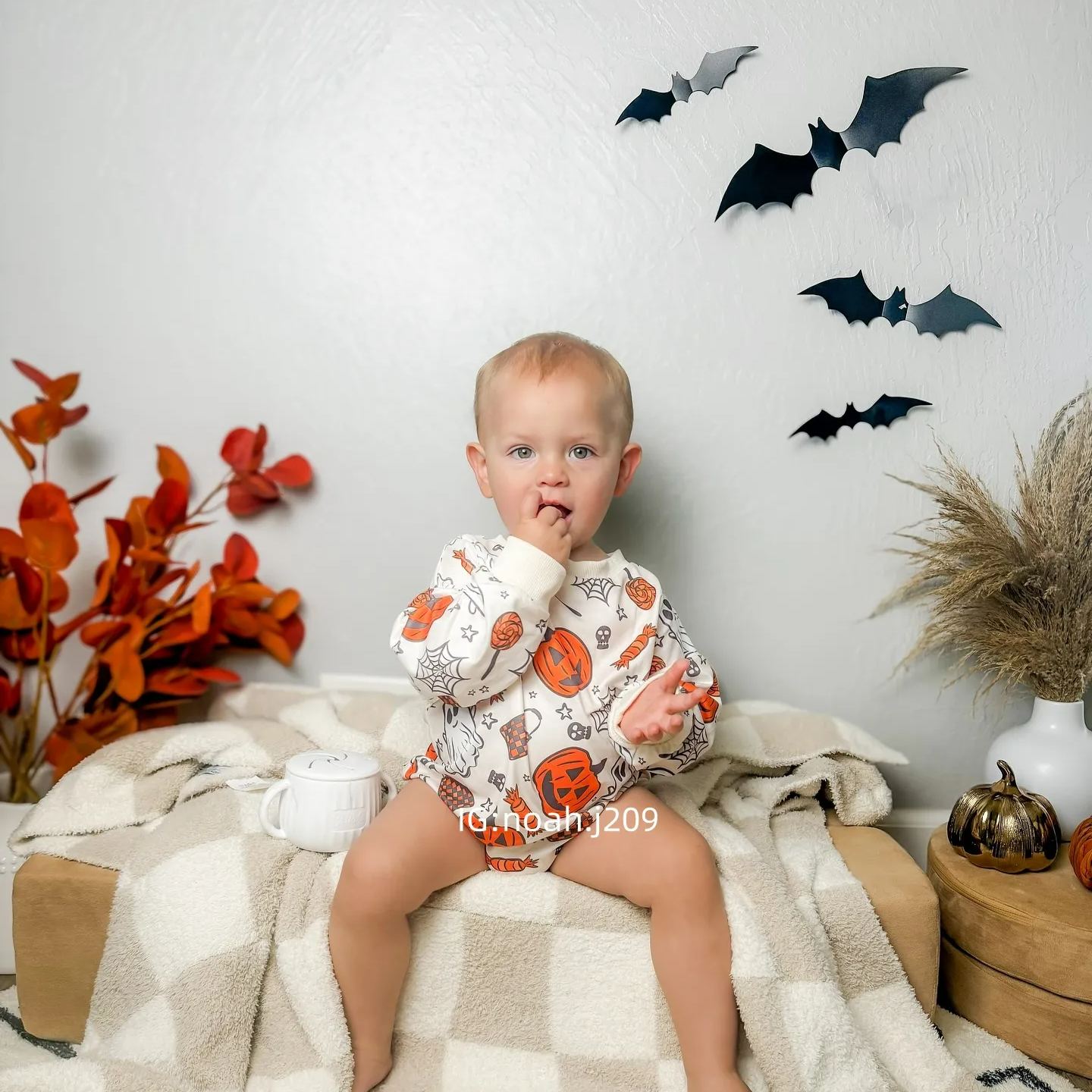 Baby Halloween Bubble Romper