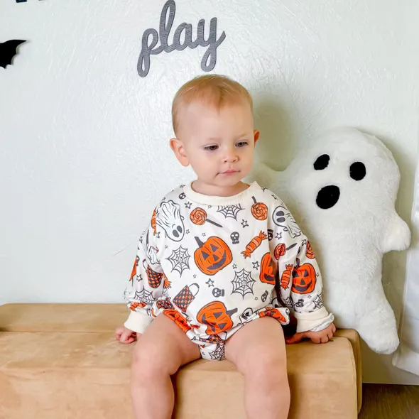 Baby Halloween Bubble Romper
