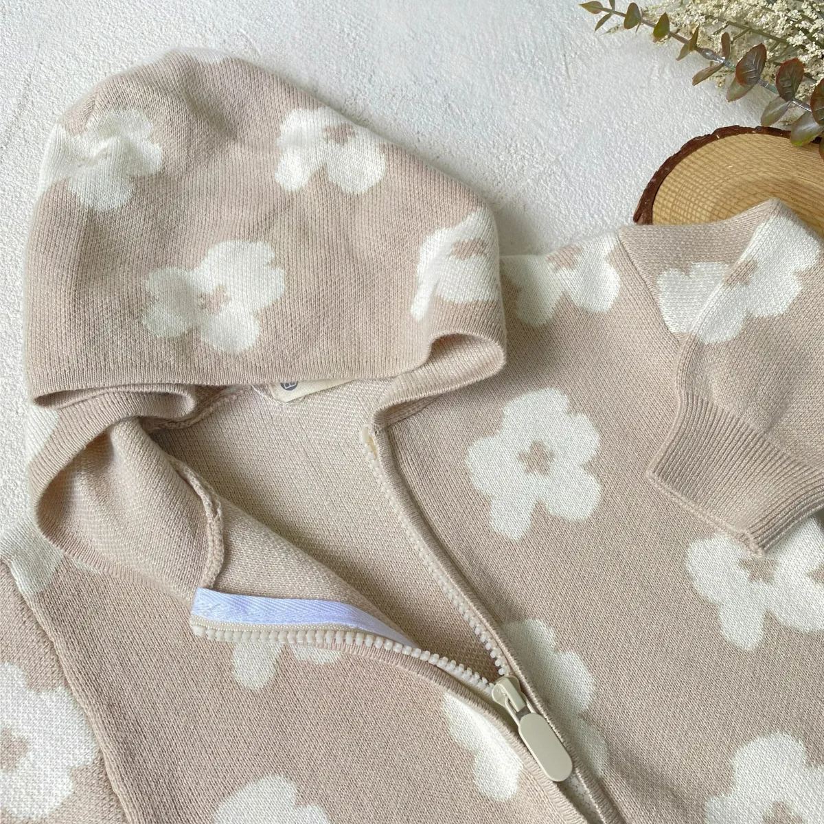 Baby Floral Knitting Jumpsuit