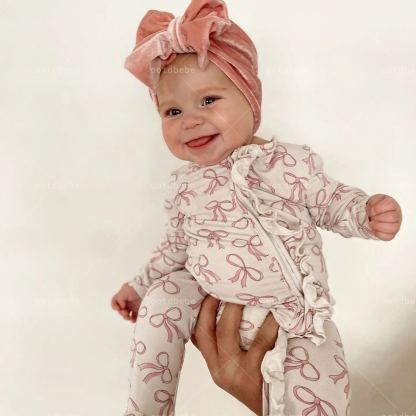 Newborn Bow Jumpsuit