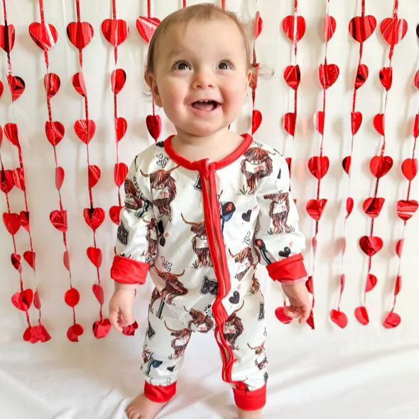Cowboy Love cow Jumpsuit