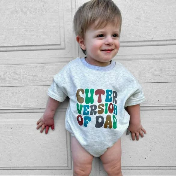Baby Cuter Version Of Dad Romper