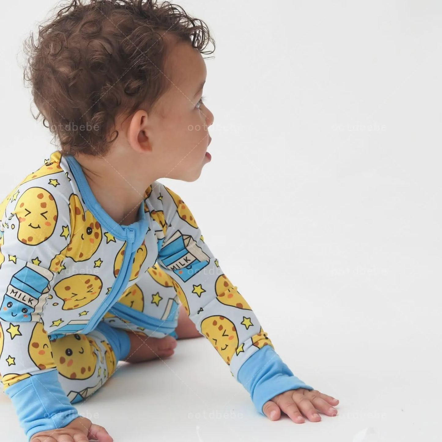 Newborn Cookies Milk Bamboo Sleeper