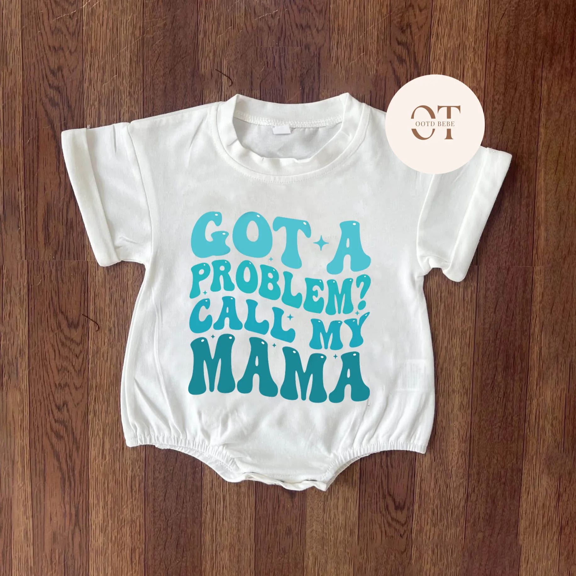 Baby Got A Problem Call My Mama Romper