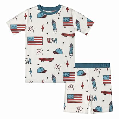 Kid Independence Day Bamboo Set ( 2-6Y )