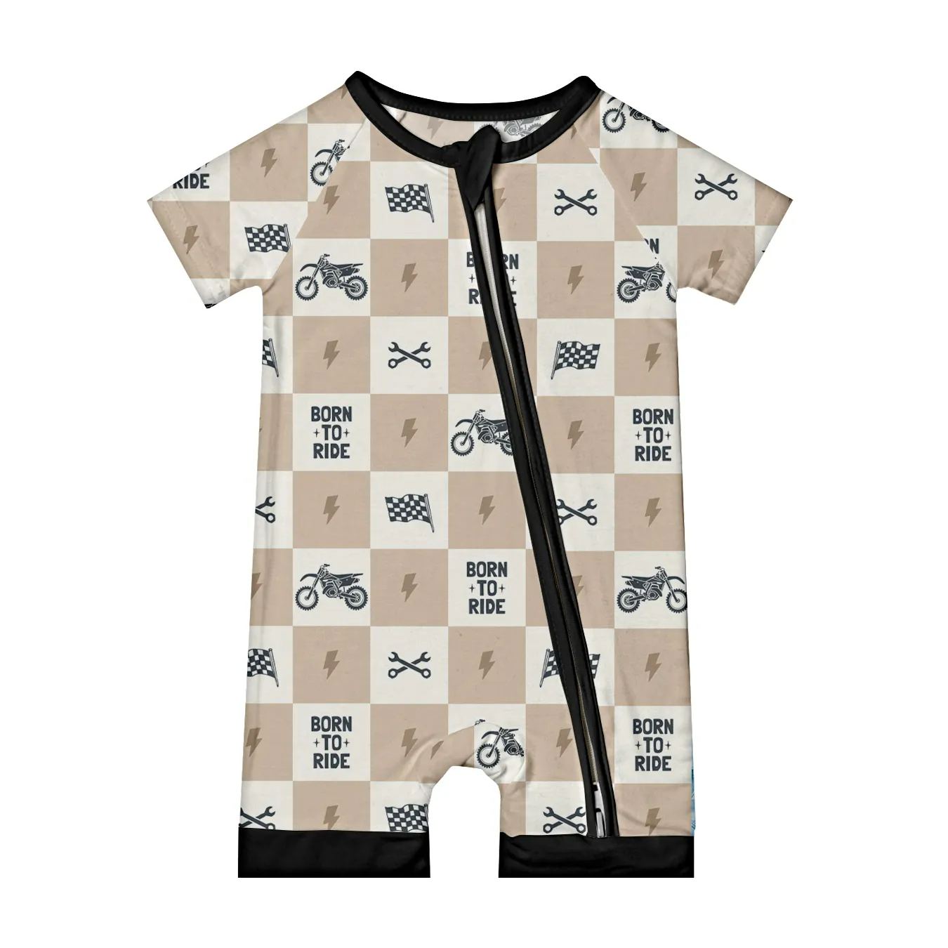 Newborn Born To Ride Bamboo Sleeper