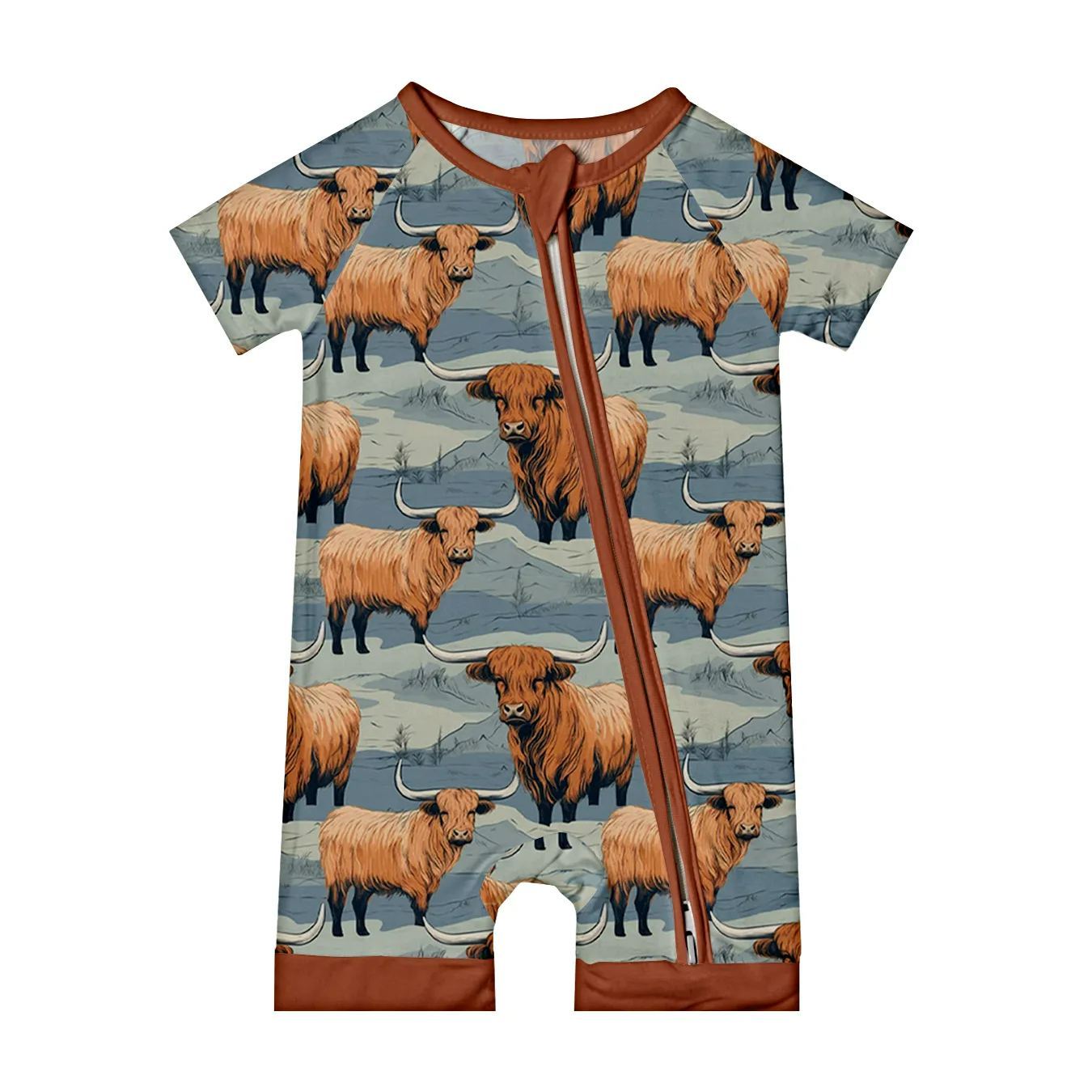 Newborn Cowboy Bamboo Sleeper