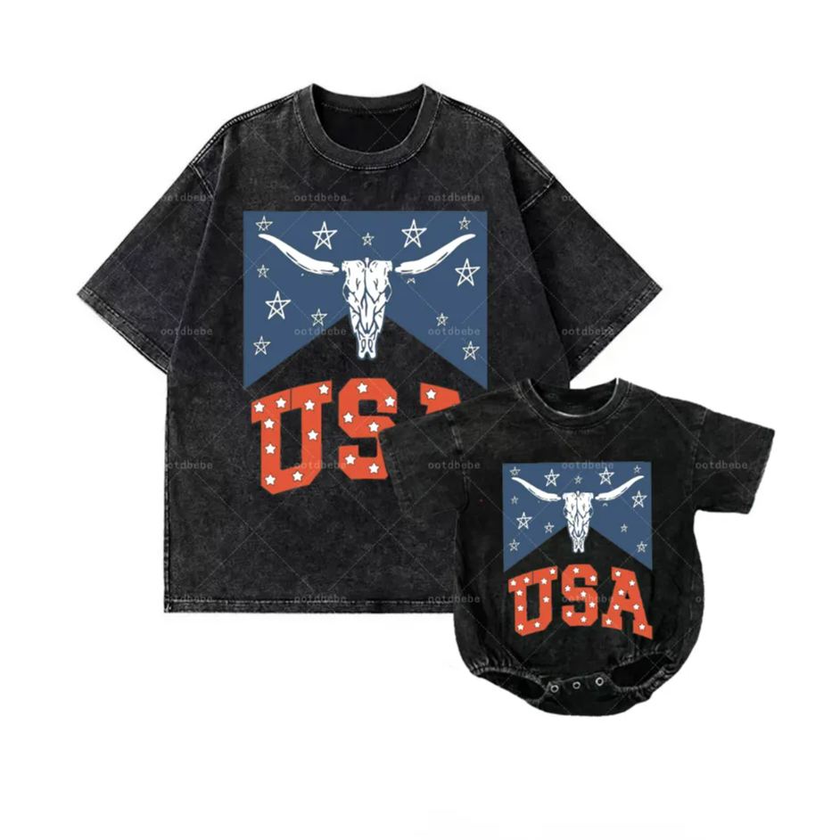 Mommy & Me USA Matching Clothing