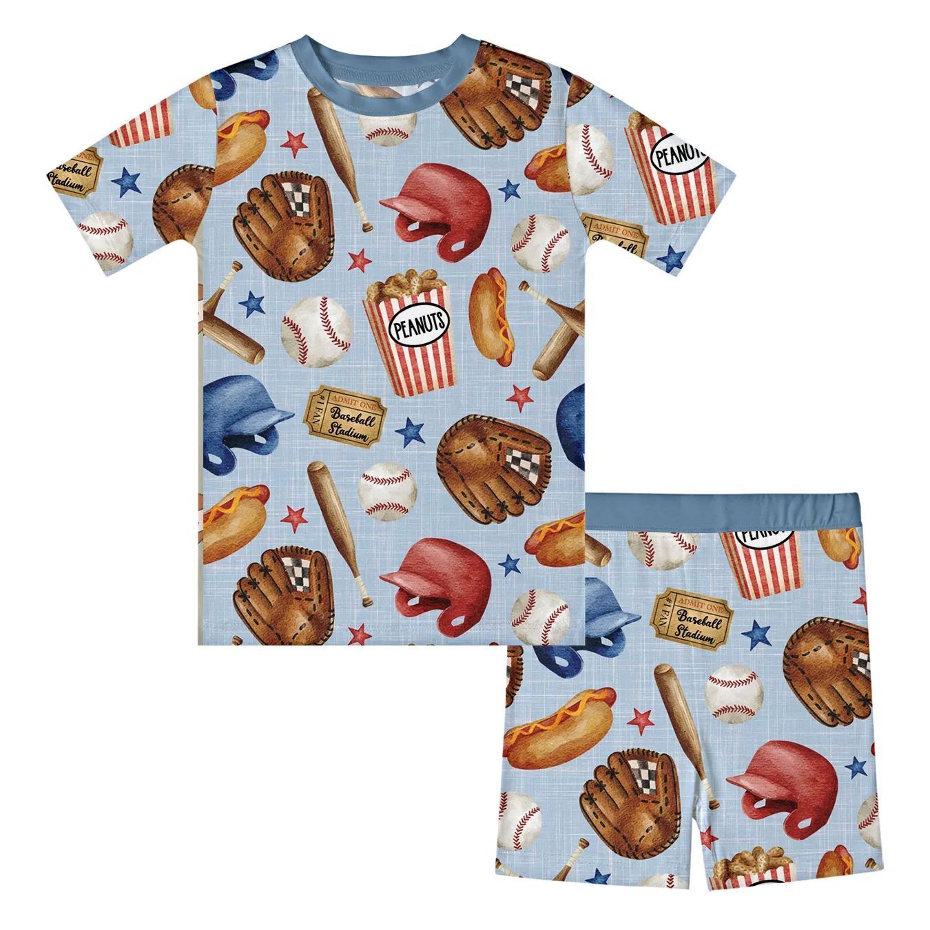 [Copy]Kid Skull Bamboo Set ( 2-6Y )