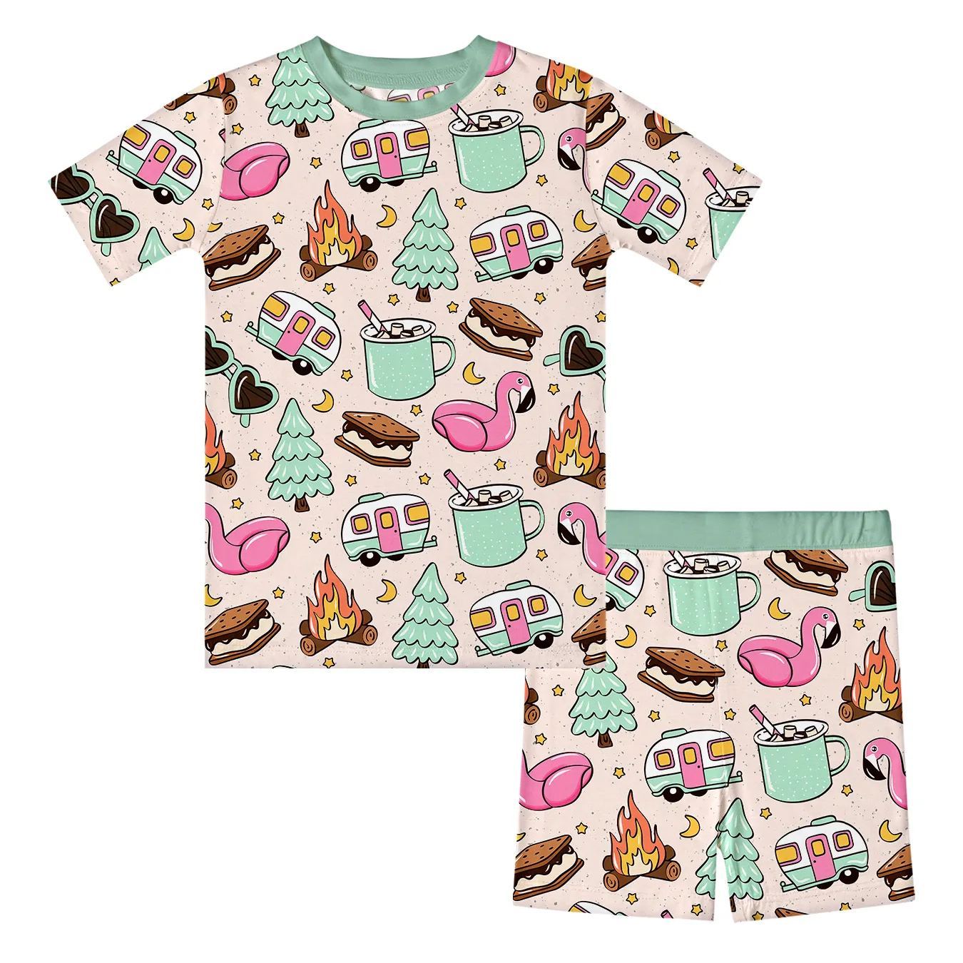 [Copy]Kid Flower Bamboo Set ( 2-6Y )