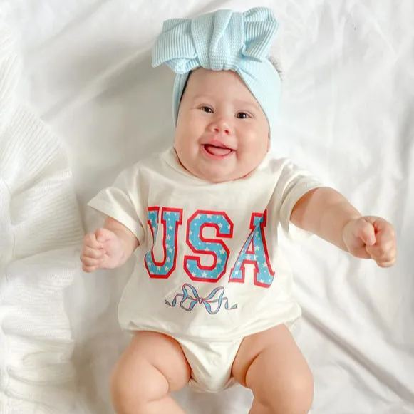 Baby Bow USA Romper