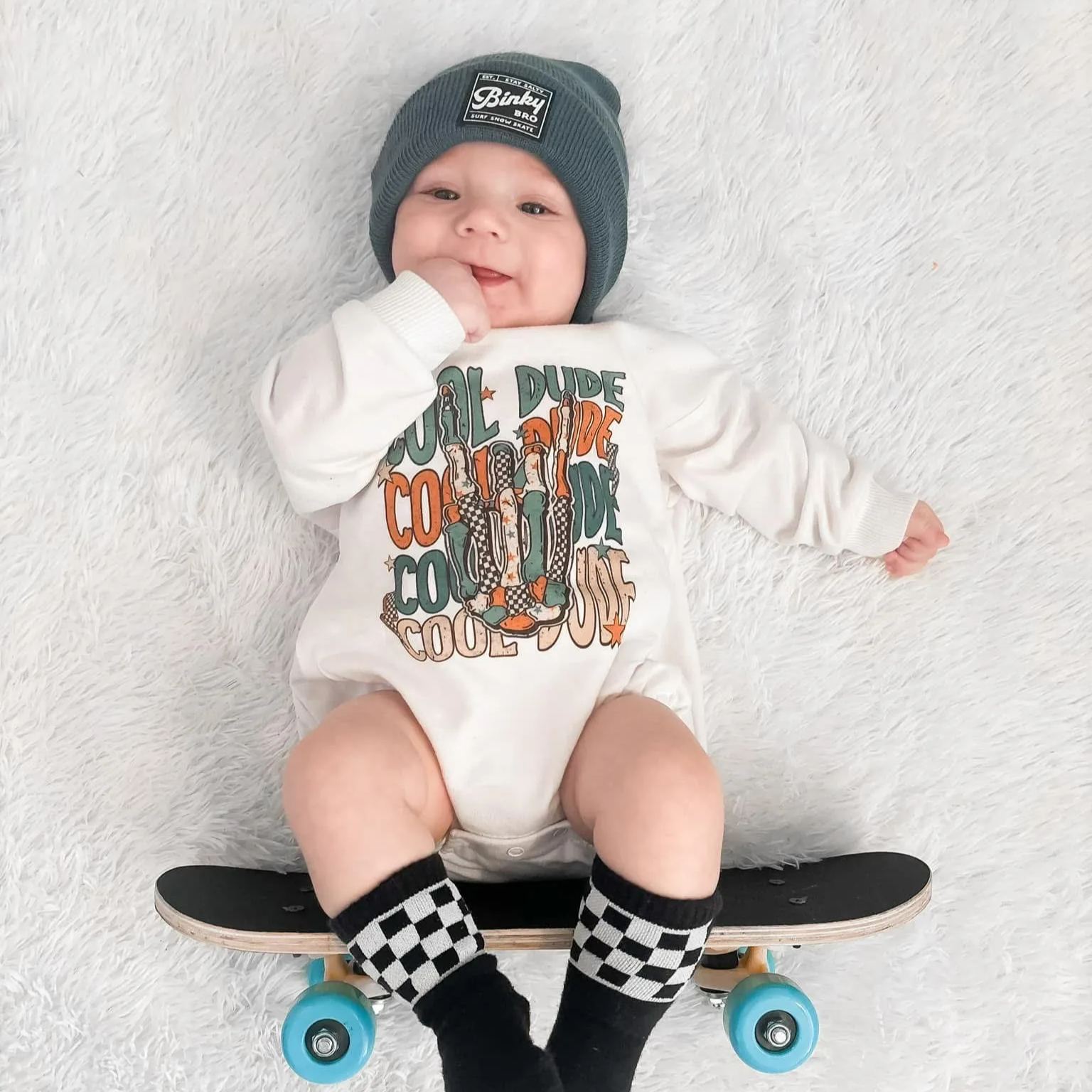 Baby Baseball Bubble Romper
