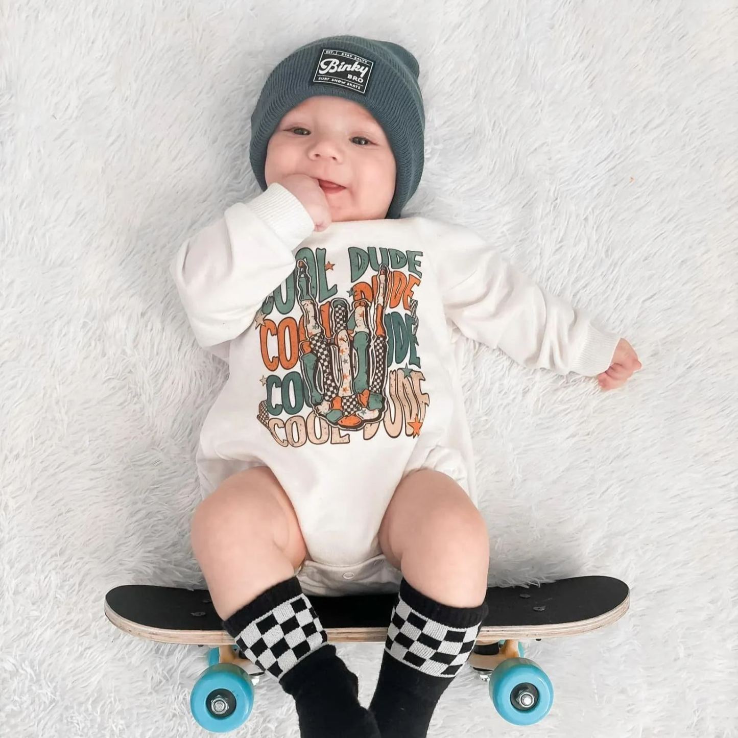 Baby Baseball Bubble Romper