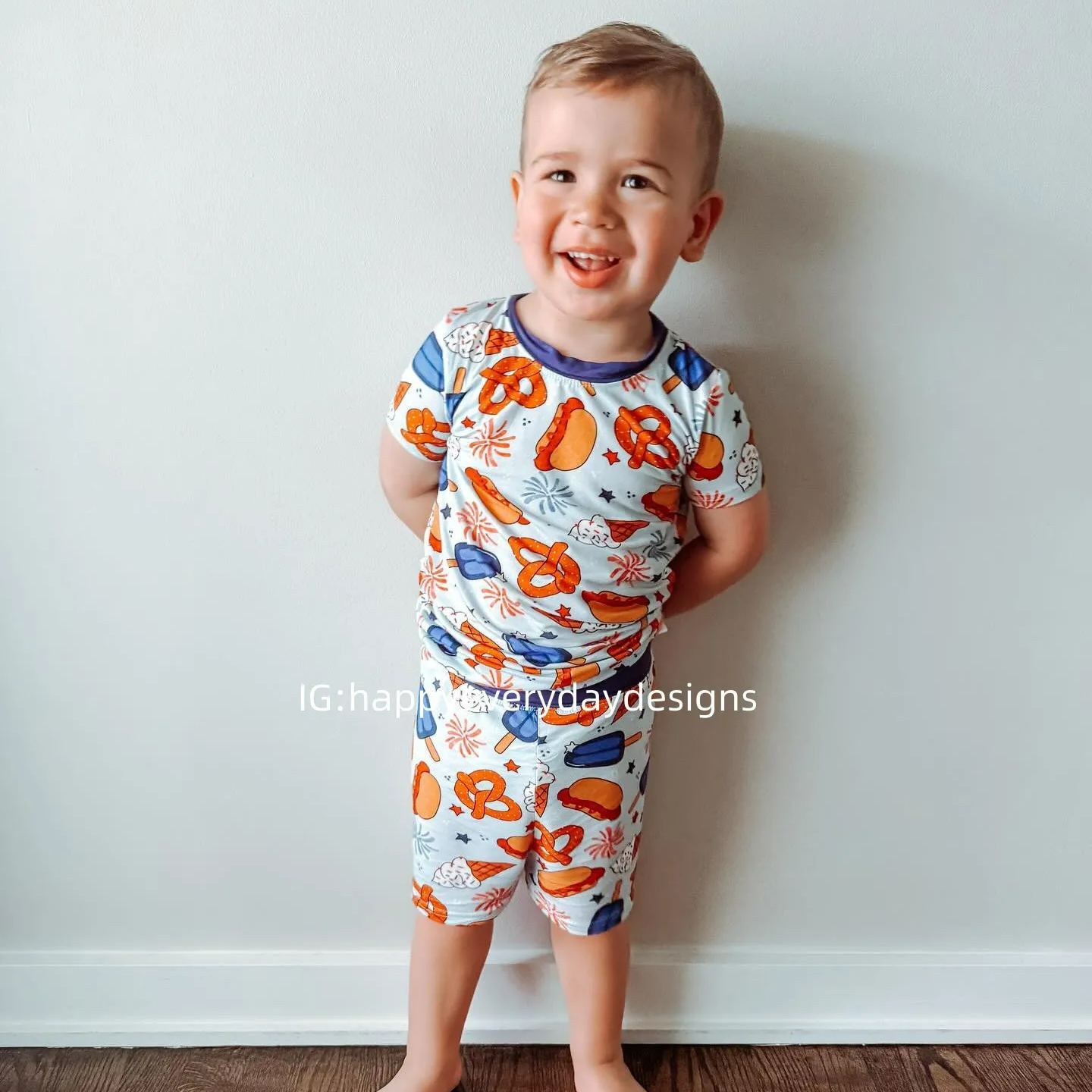 Kid Independence Day Bamboo Set ( 2-6Y )