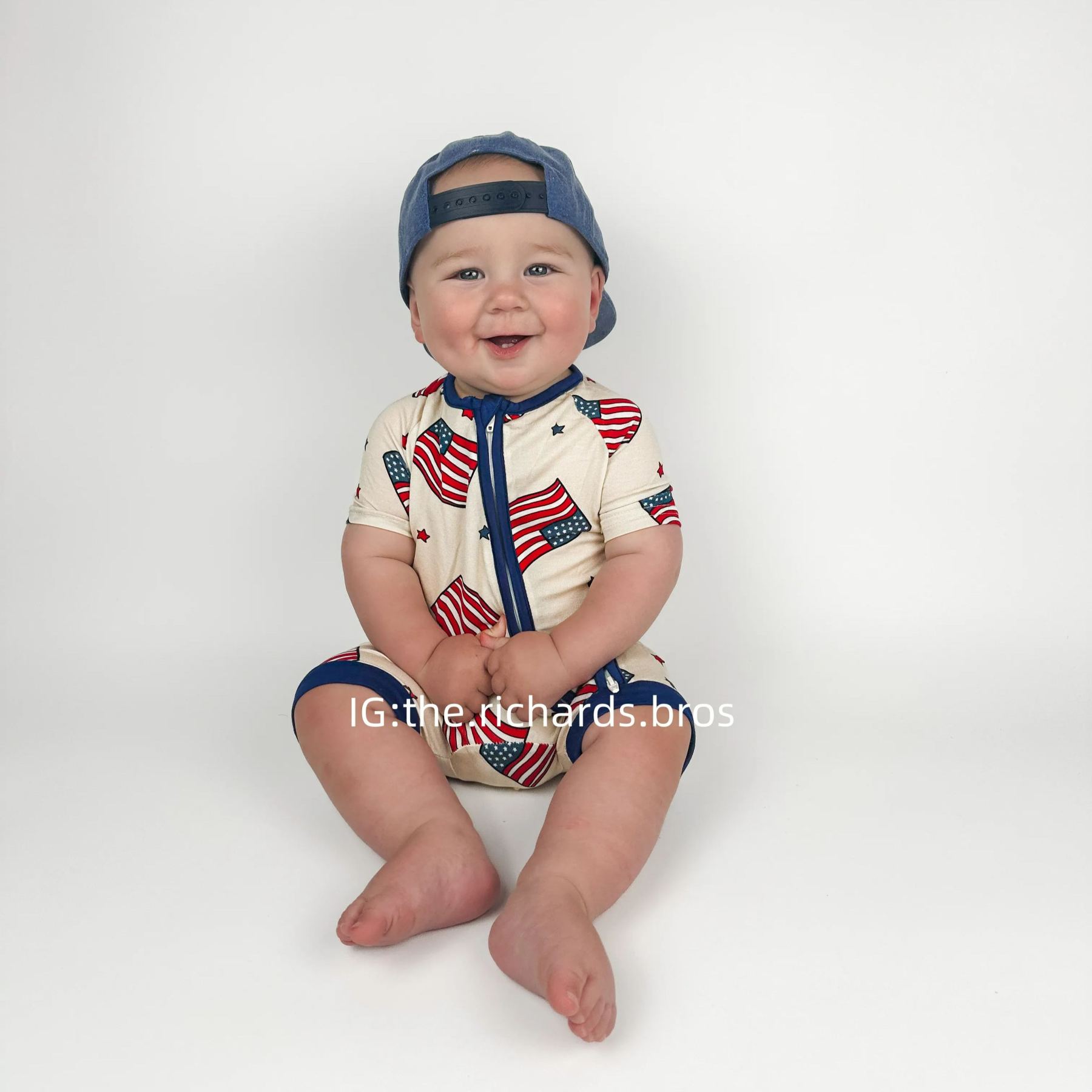 Newborn Independence Day Bamboo Sleeper