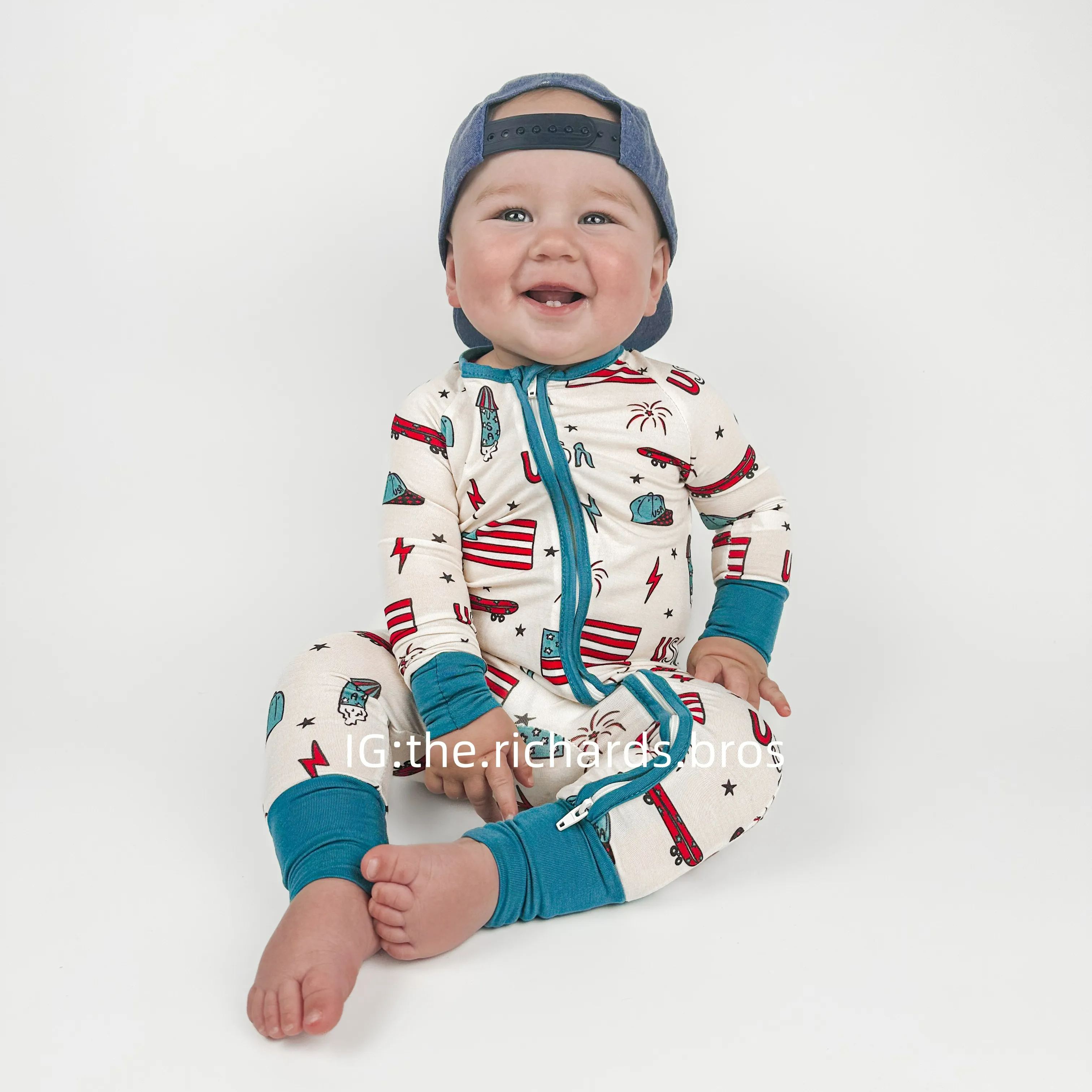 Newborn Independence Day Bamboo Sleeper