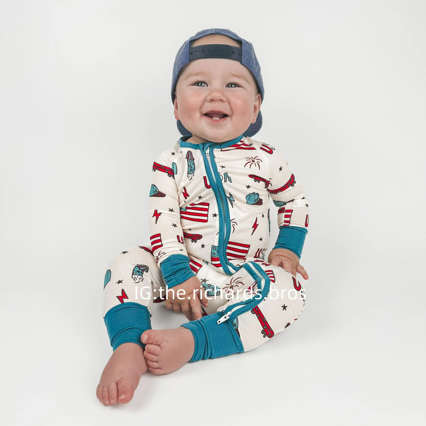 Newborn Independence Day Bamboo Sleeper